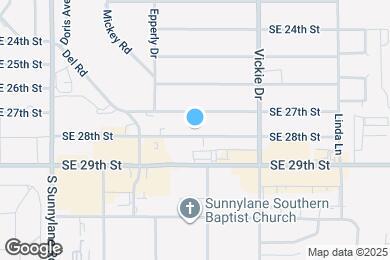 Map image of the property - 4525 SE 28th St