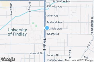 Map image of the property - 1045 N Main St