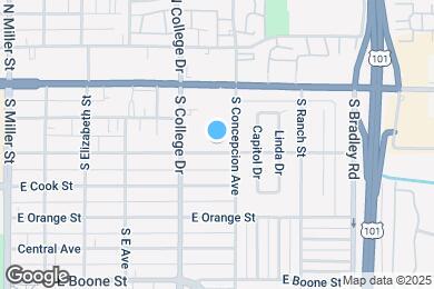 Map image of the property - 829 E Cypress St