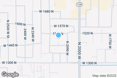 Map image of the property - 1496 N 2150 W