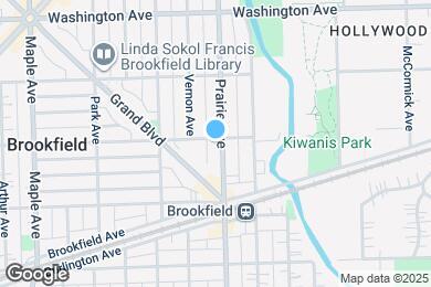 Map image of the property - 3700 Prairie Ave