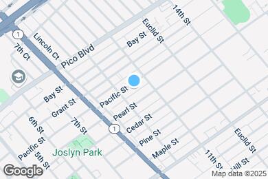 Map image of the property - 1022 Pacific St
