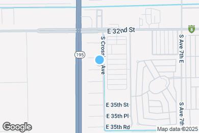 Map image of the property - 6580 E 33rd Ln