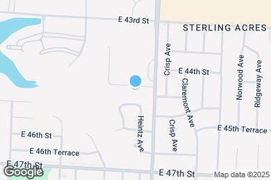 Map image of the property - 11127 E 44th Terrace