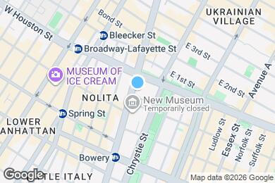 Map image of the property - 261 Bowery