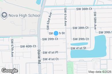 Map image of the property - 6211 -6215 SW 39th Ct