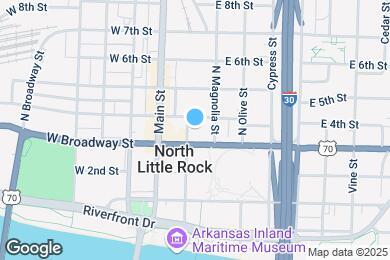 Map image of the property - 201 E Broadway St