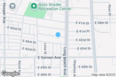 Map image of the property - 1632 E 42nd St