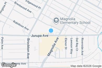 Map image of the property - 3867 Jurupa Ave