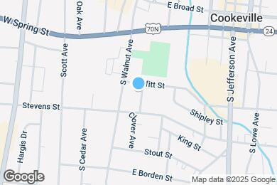 Map image of the property - 255 Clover Ave