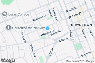 Map image of the property - 597 Jefferson St