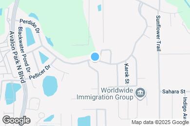 Map image of the property - 15260 Perdido Dr
