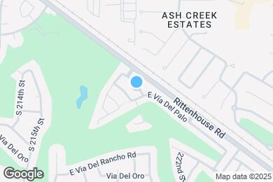 Map image of the property - 21885 E Puesta Del Sol