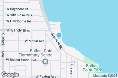 Map image of the property - 4950 Bayshore Blvd