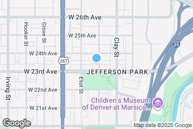 Map image of the property - 2801 W 23rd Ave