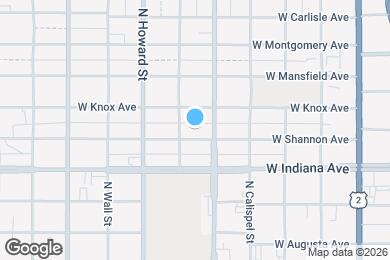 Map image of the property - 420 W Shannon Ave