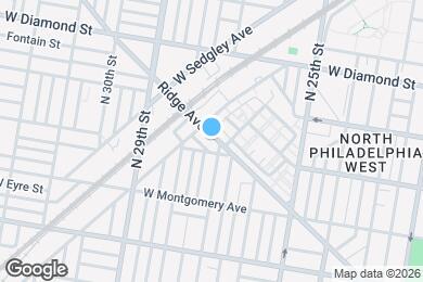Map image of the property - 2710 Ridge Ave