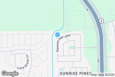 Map image of the property - 10115 Dawson Hill Lane