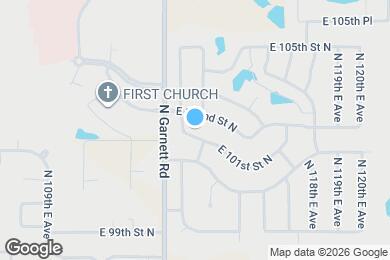 Map image of the property - 11401 E 101st St N
