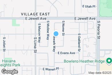 Map image of the property - 2046 S Newark Way