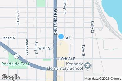 Map image of the property - 114 8th St E