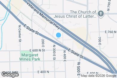 Map image of the property - 361 East State Street