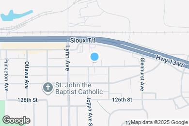 Map image of the property - 4256 W 124th St