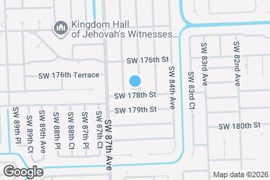 Map image of the property - 8501 SW 178th St