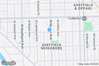 Map image of the property - 1201 W Belden Ave