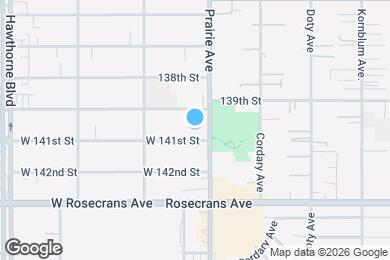 Map image of the property - 4023 W 141st St