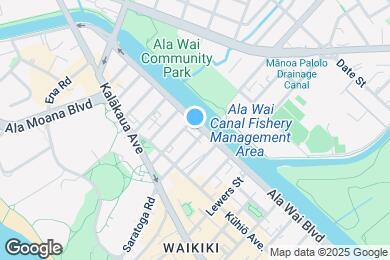 Map image of the property - 2085 Ala Wai Blvd