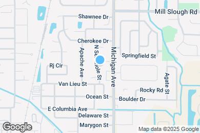 Map image of the property - 2225 N Seminole St