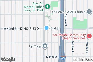 Map image of the property - 4201 Nicollet Ave