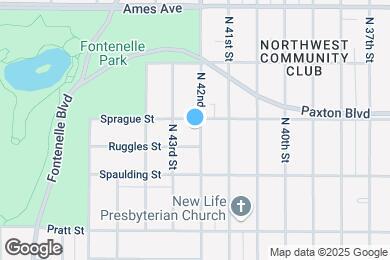 Map image of the property - 4018 N 42nd St