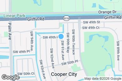 Map image of the property - 4955 SW 91st Ave