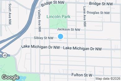 Map image of the property - 1122 Sibley St NW