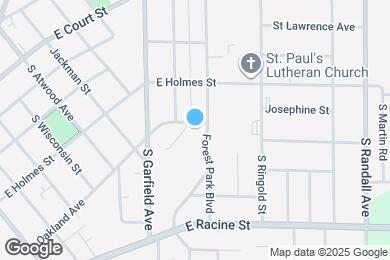 Map image of the property - 1116 Oakland Ave