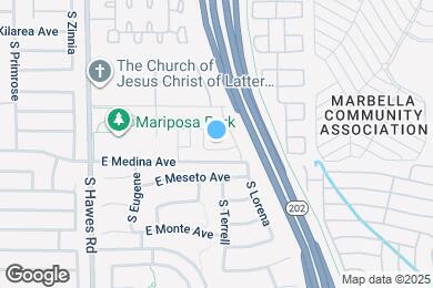 Map image of the property - 8616 E Lobo Ave