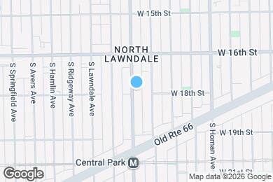 Map image of the property - 1657 S Central Park Ave