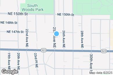 Map image of the property - 14546 25th Ave NE