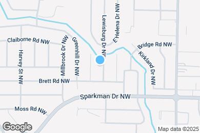 Map image of the property - 3107 Lewisburg Dr NW