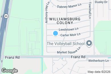 Map image of the property - 22803 Carter Moir Ln