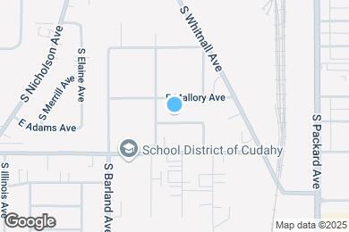 Map image of the property - 3326 E Adams Ave