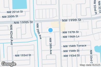 Map image of the property - 3760 NW 197th St