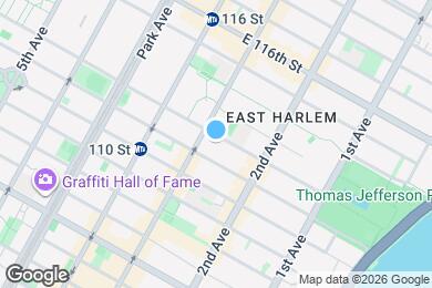 Map image of the property - 204 E 112th St