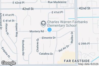 Map image of the property - 8715 Montery Rd