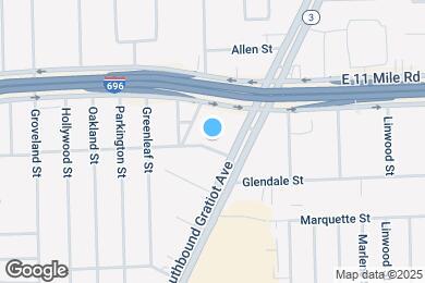 Map image of the property - 17445-17455 Wildwood St