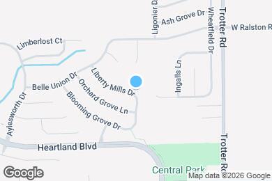 Map image of the property - 8606 Liberty Mills Dr