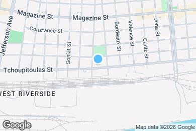 Map image of the property - 4871 Tchoupitoulas St