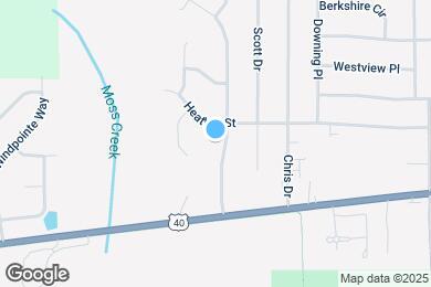 Map image of the property - 121 Old Carriage Dr